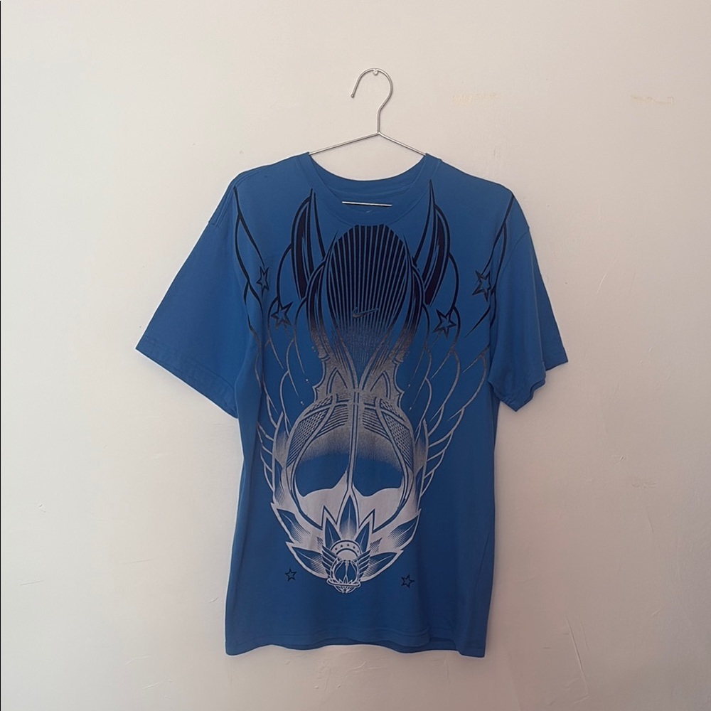 Rare Nike Centre Swoosh Wings Fade T-Shirt (2010)